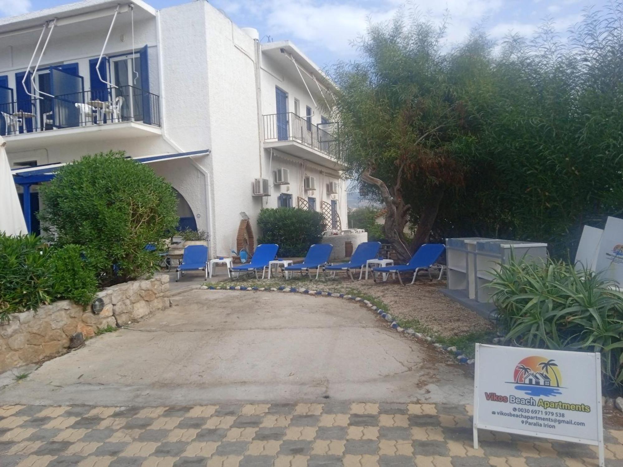 Vikos Beach Apartments Paralia Irion Eksteriør bilde